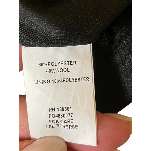 Zero Degrees Celsius NEW Dark Academia Wool Plaid Miniskirt Size Medium Black - Picture 7 of 8